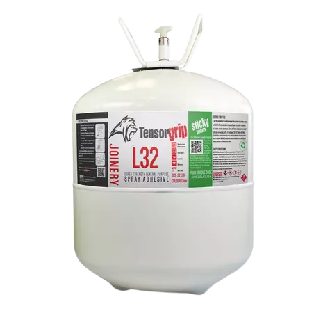22L Canister L32 TensorGrip Hi-Strength Laminate Non-Flamable Clear Contact Adhesive
