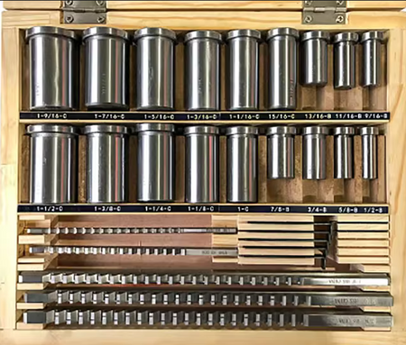 Metric Keyway Broach Sets