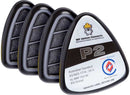4 Pack of Replacement Filters suit Reusable Respirator - MPRF-P2-4.JPG