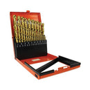 1/16-1/2In x 29 Piece Alpha Slimbox TIN Coated HSS Imperial Drill Set