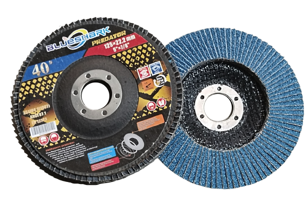 Blue Shark 40 Grit Zirconia Flap Disc