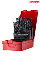 1/16-1/2In x 29 Piece Premium Dormer Black HSS Imperial Drill Set
