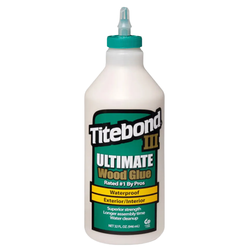 946ml Titebond 3 Ultimate - Waterproof Cross-Linking PVA Wood Glue