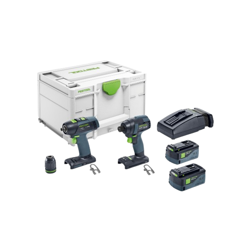 Festool TID/PDC 18V 2 Piece Impact Driver and Hammer Drill Set - 576495