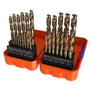 1/16-1/2In x 29 Piece Alpha Tuffbox HSS 8% Cobalt Imperial Drill Set