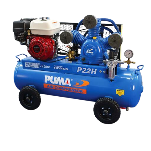 [CLEARANCE] 16 CFM Puma P22H Pull Start Air Compressor with 6.5HP Hond