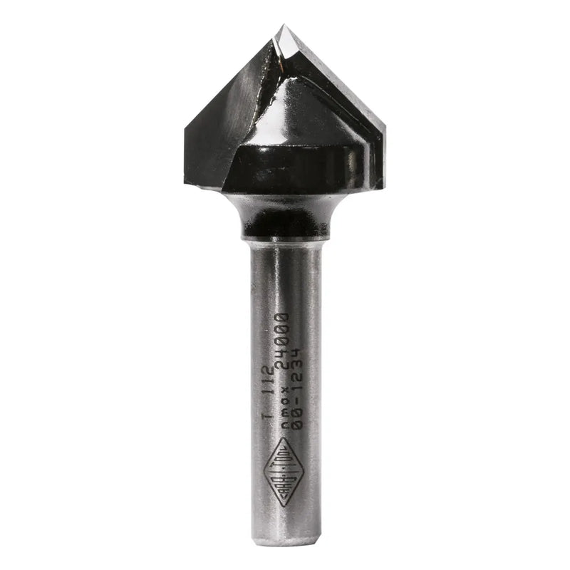 50.8mm 90 Degree V Groove Router Bit - 1/2 Inch Shank - T 1240 1/2