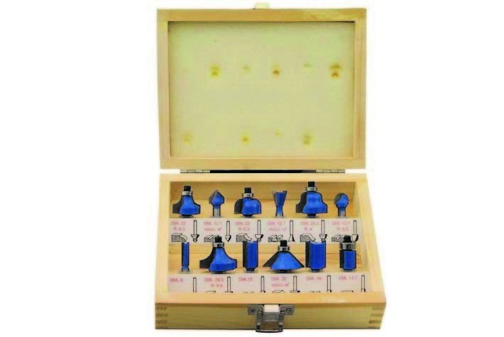 12pce Router Bit Set