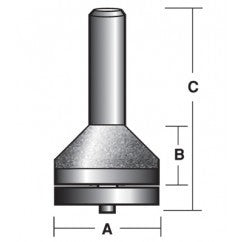 45 Deg Inverted Chamfer Bit