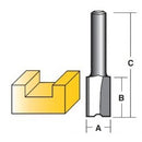 2 Flute straight - 1/2In Shank